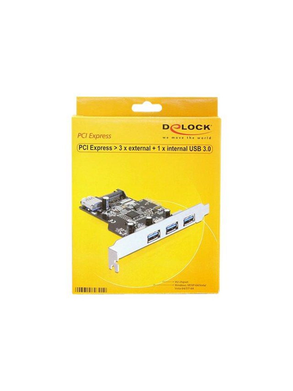 DeLOCK PCI Express Card > 3 x External + 1 x Internal USB 3.0