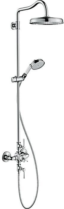Hansgrohe Axor Montreux Showerpipe 16572000 chrom, mit Thermostat, 1jet Kopfbrause