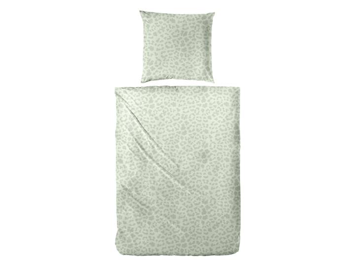 Bettwäsche PRIMERA Renforce-Bettwäsche Leo , grün, B/L: 155cm x 220cm, 1 Stk., 1 Stk., Renforcé, B/L: 80cm x 80cm, 2, Renforcé, Obermaterial: 100% Baumwolle, Bettwäsche, Bettwäsche