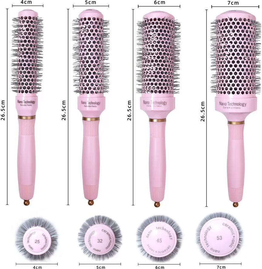 INF 4-teiliges Rundbürsten-Set für voluminöse Locken & Styling