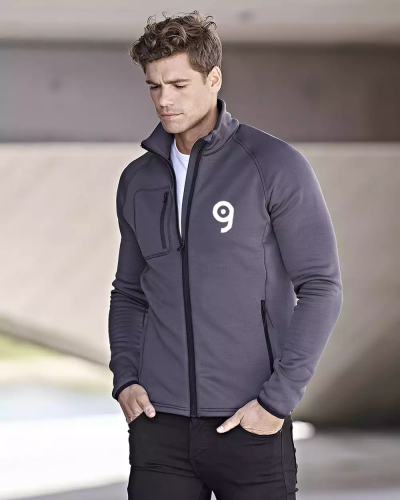 Pile Uomo Stretch  Regular Fit con Zip, Elastico e Tasche Personalizzate o neutre Teejays
