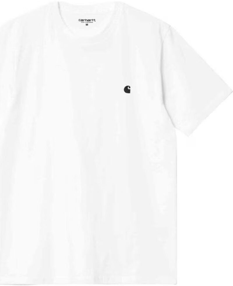 Camiseta Carhartt Wip Con Logo Bordado - Modelo I033000 Blanco L Hombre