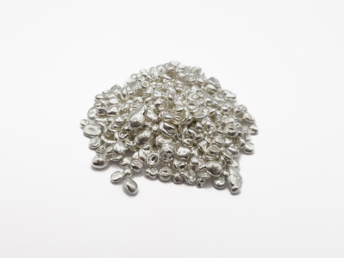 Feinsilber Granulat Ag99,99% 4N, Gewicht: 1 kg