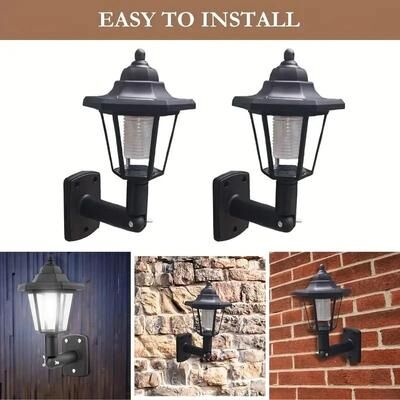 Uplift Essentials Dual Directional Solar Wall & Atmosphere Lamp (2 Set) warm
