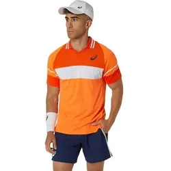 ASICS Herren Shirt MEN MATCH POLO-SHIRT, Größe S in Braun Braun