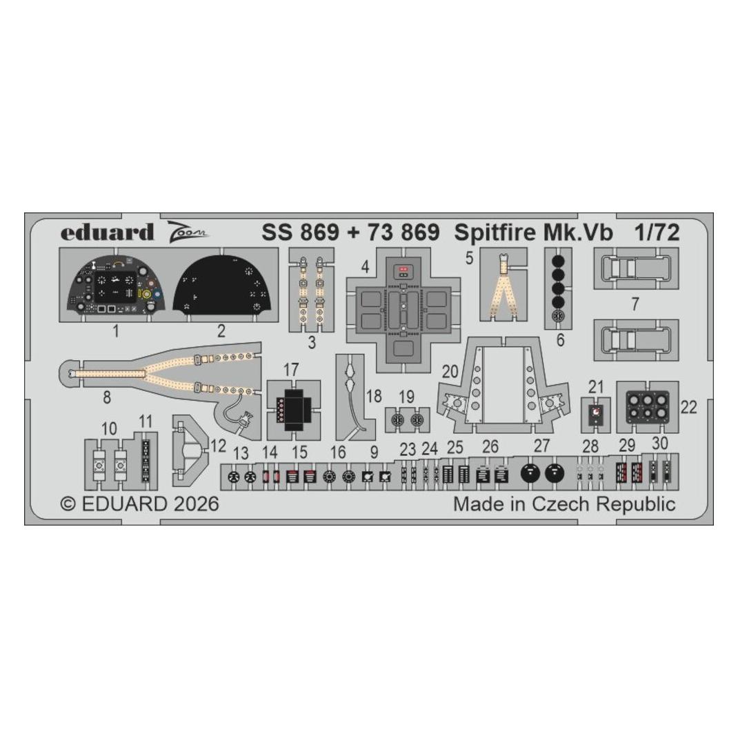 Eduard Spitfire Mk.Vb for IBG Models (SS869)