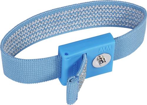 Wolfgang Warmbier 2051.750.3 ESD-Handgelenkband Dunkelblau Druckknopf 3mm