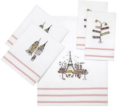 Nicole Miller City Girl 5-Piece Towel Set