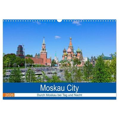 Moskau City (Wandkalender 2026 DIN A3 quer), CALVENDO Monatskalender