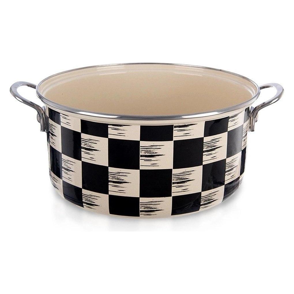 Lumarko Garnek emaliowany SZACHOWNICA 26 cm, 5 l (Kochtopf) (62853739)