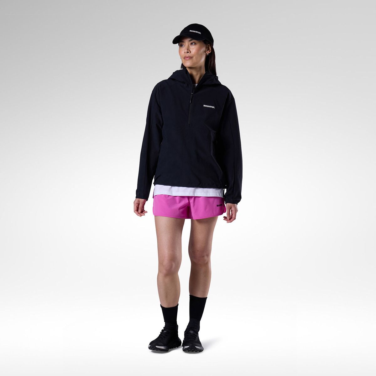 Rossignol W Stretch Anorak black (200) S RLOWJ36 20000S