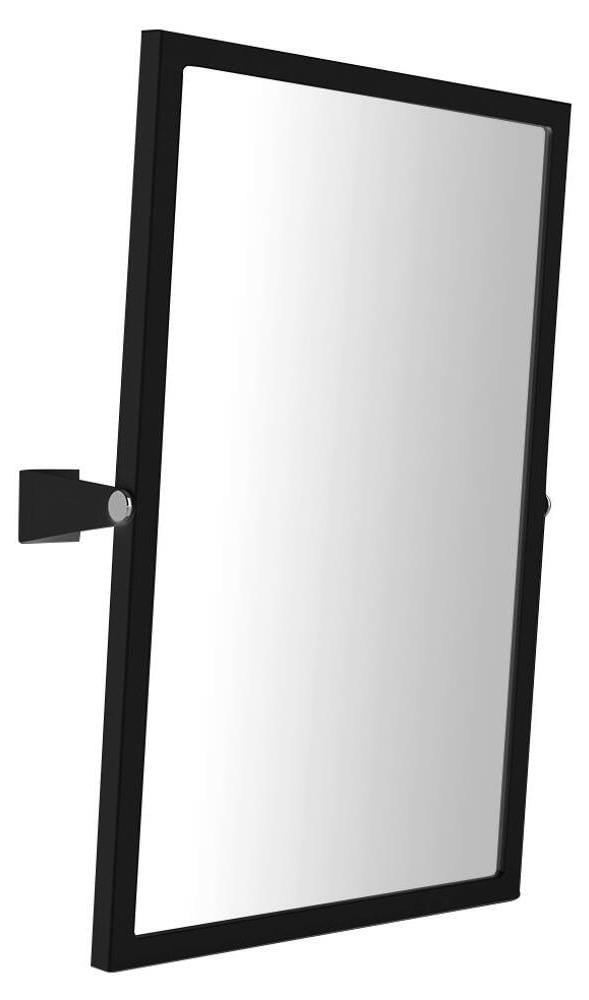 Sapho HANDICAP Wandspiegel voor badkamer, zwart, 40 x 60 cm