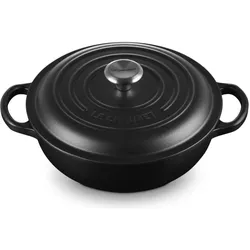 Le Creuset Stew Pot Sig, Pfanne + Kochtopf, Schwarz