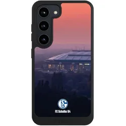 Nivocase Handyhülle für Samsung Galaxy S23 Hülle NIVOpure Case Schwarz FC Schalke 04 Offizielles (Samsung Galaxy S23), Smartphone Hülle, Schwarz