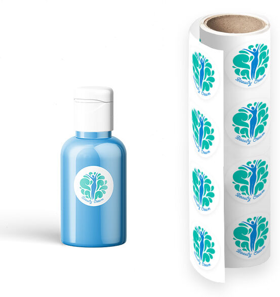 Pixartprinting Etiquetas de cosméticos redondas baratas
