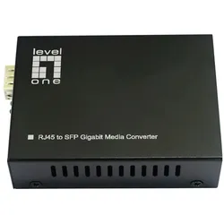LevelOne RJ45-zu-SFP-Gigabit-Medienkonverter, 802.3bt 60W PoE PSE