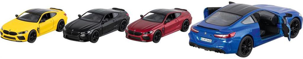 Goki BMW M8 speelgoedauto schaal 1:38 meerkleurig