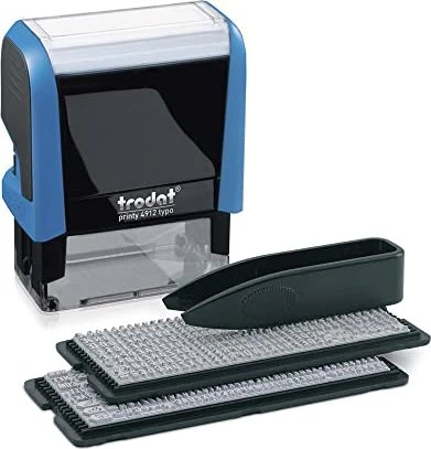 trodat Textstempel, individualisierbar printy 4912 Typo selbstfärbend schwarz ohne Logo