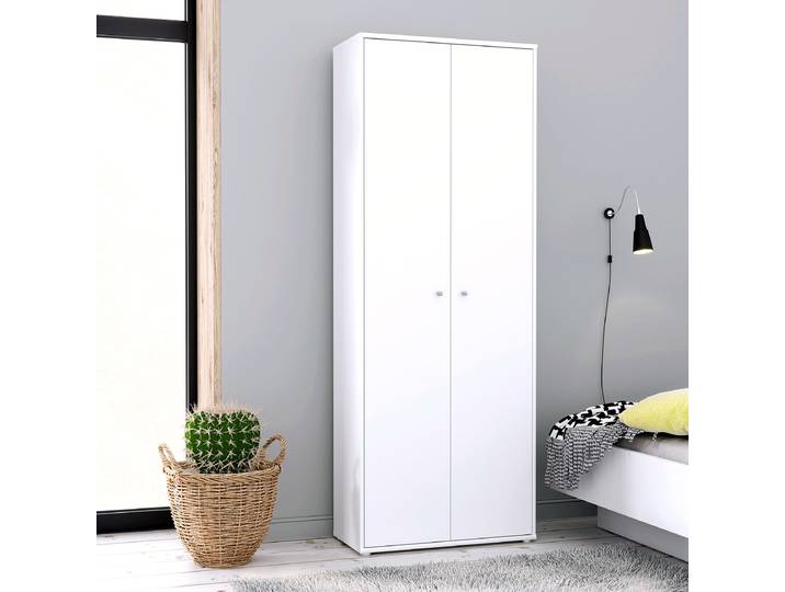 Armoire à dossiers 109 x 198cm Blanc/Blanc