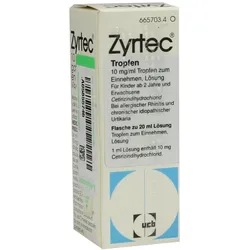Zyrtec 10 Mg/ml Tropfen Reimport - Reimport 20 ml