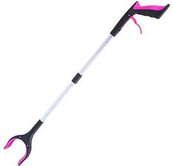 LightInthebox Grabber Reacher Tool 360 Degree Rotating Head, Wide Jaw, 32 Foldable, Lightweight Trash Claw Grabbers for Elderly, Reaching Tool for Trash Pick Up Stick, Litter Picker Arm Extension