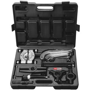 KS-Tools Lagerabzieher 700.1200, 22-teilig, für Innen- und Außenlager, hydraulisch, 2-armig und 3-armig