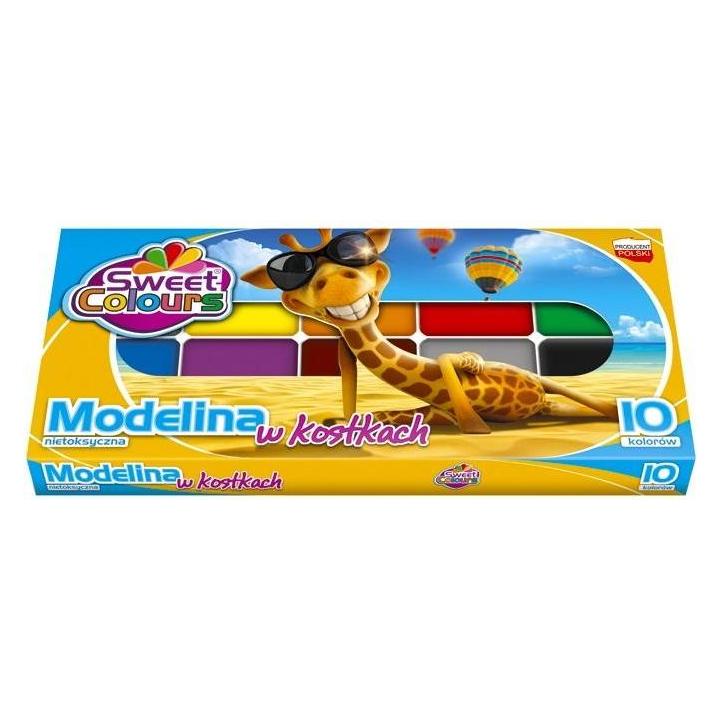 Sweet Colours Modelliermasse in Würfeln, 10 Farben (47590871)
