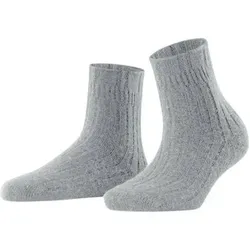 FALKE Damen FALKE Bedsock Rib SO, Größe 35-38 in Grau 3290