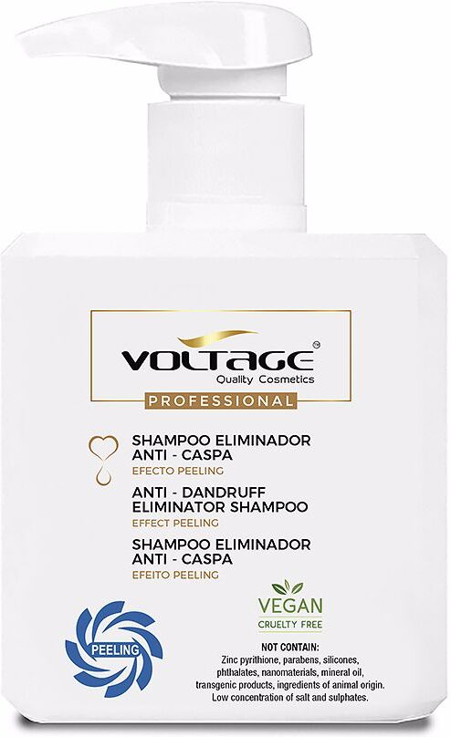 Voltage Cosmetics Champô efeito peeling ANTI-CASPA 500 ml