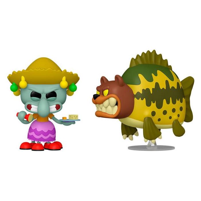 Funko Bob l'éponge POP! Animation Vinyl figurine Squidward & Sea Bear 9 cm (65837)
