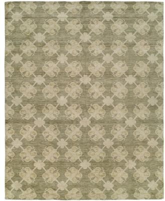 KALATY Portfolio Willow Green Hand-Knotted Area Rug (2' x 3') - 2' x 3'
