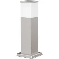 ledscom.de Pollerleuchte POLLY für außen, 35cm, chrom, inkl. G9 Leuchtmittel, 596lm, weiß