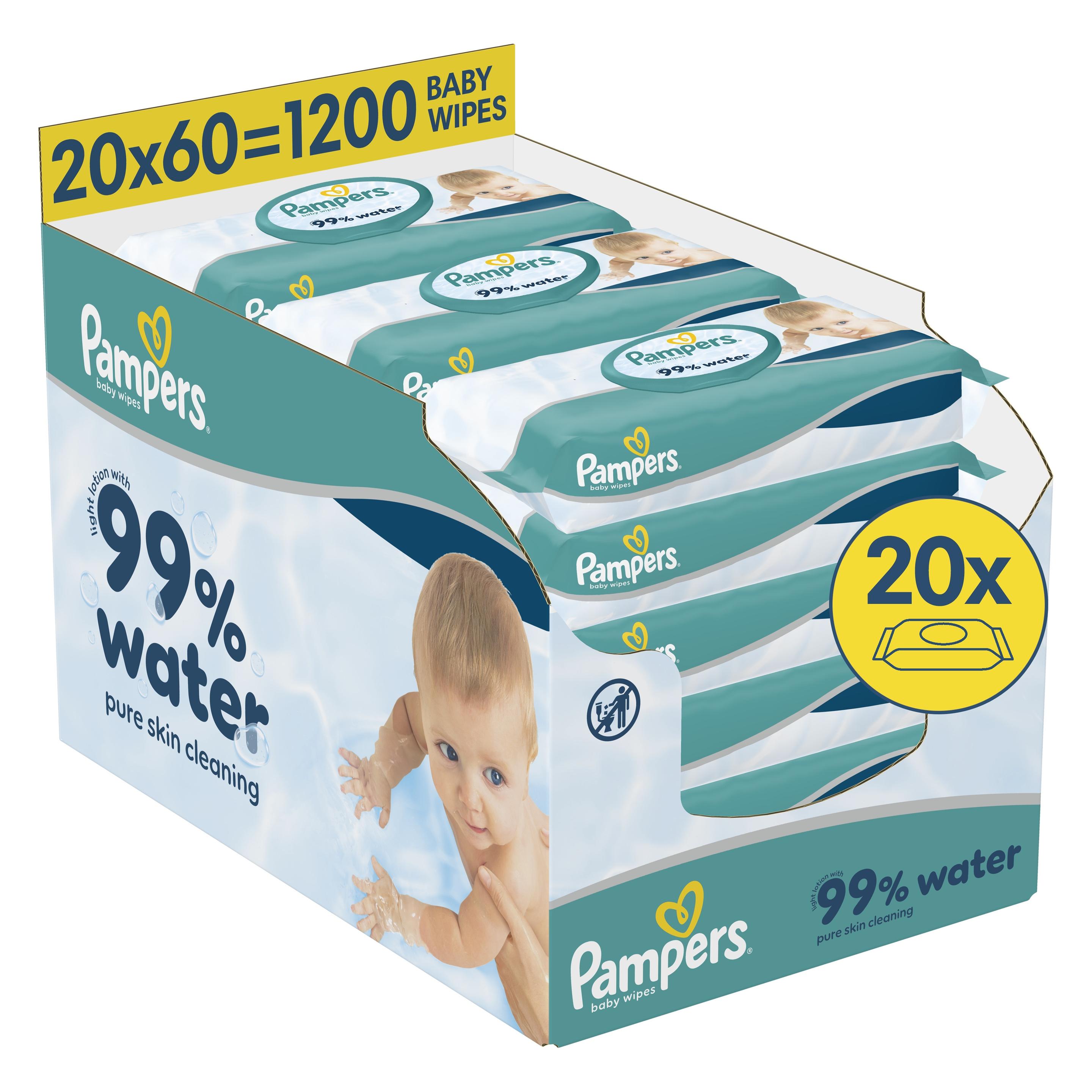 Pampers 99% Water Baby (20 x 60 Stk.) (8006530442121)