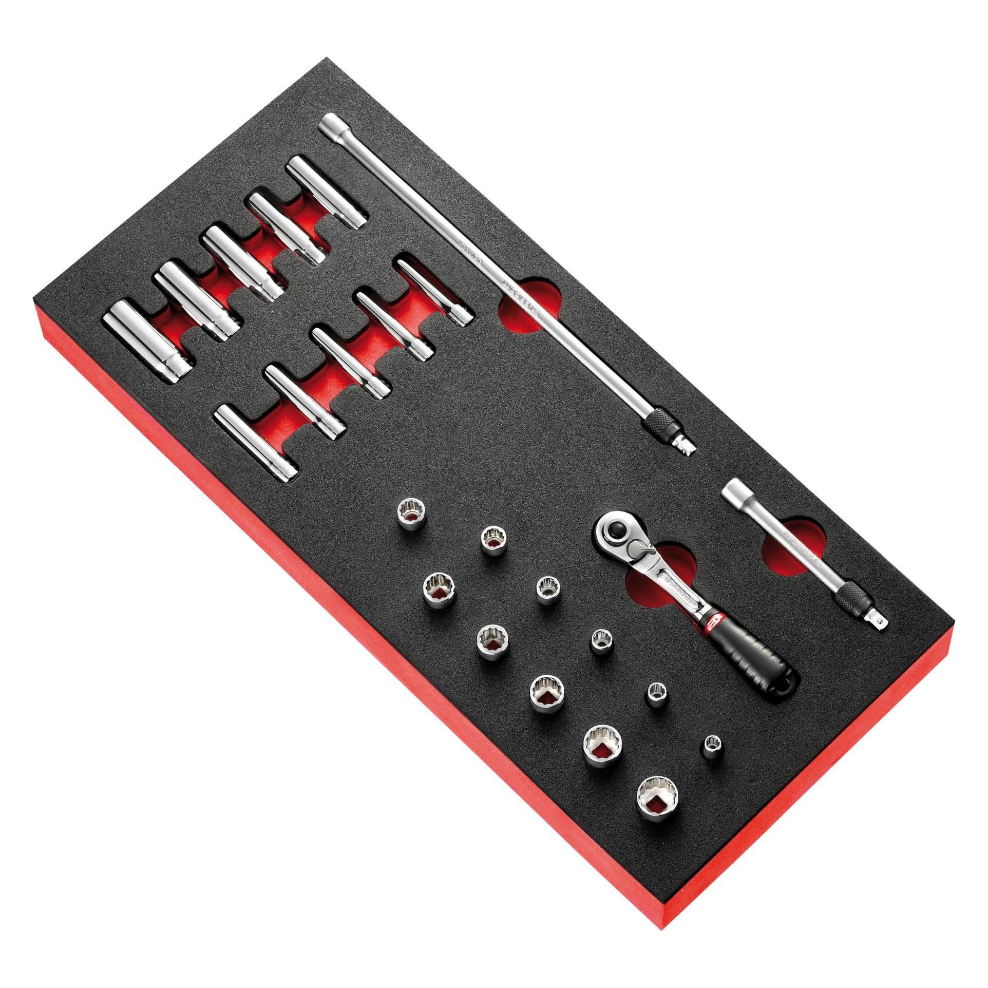 Facom Modul - Steckschlüssel 1/4Z, 22-tlg (MODM.RL1U)