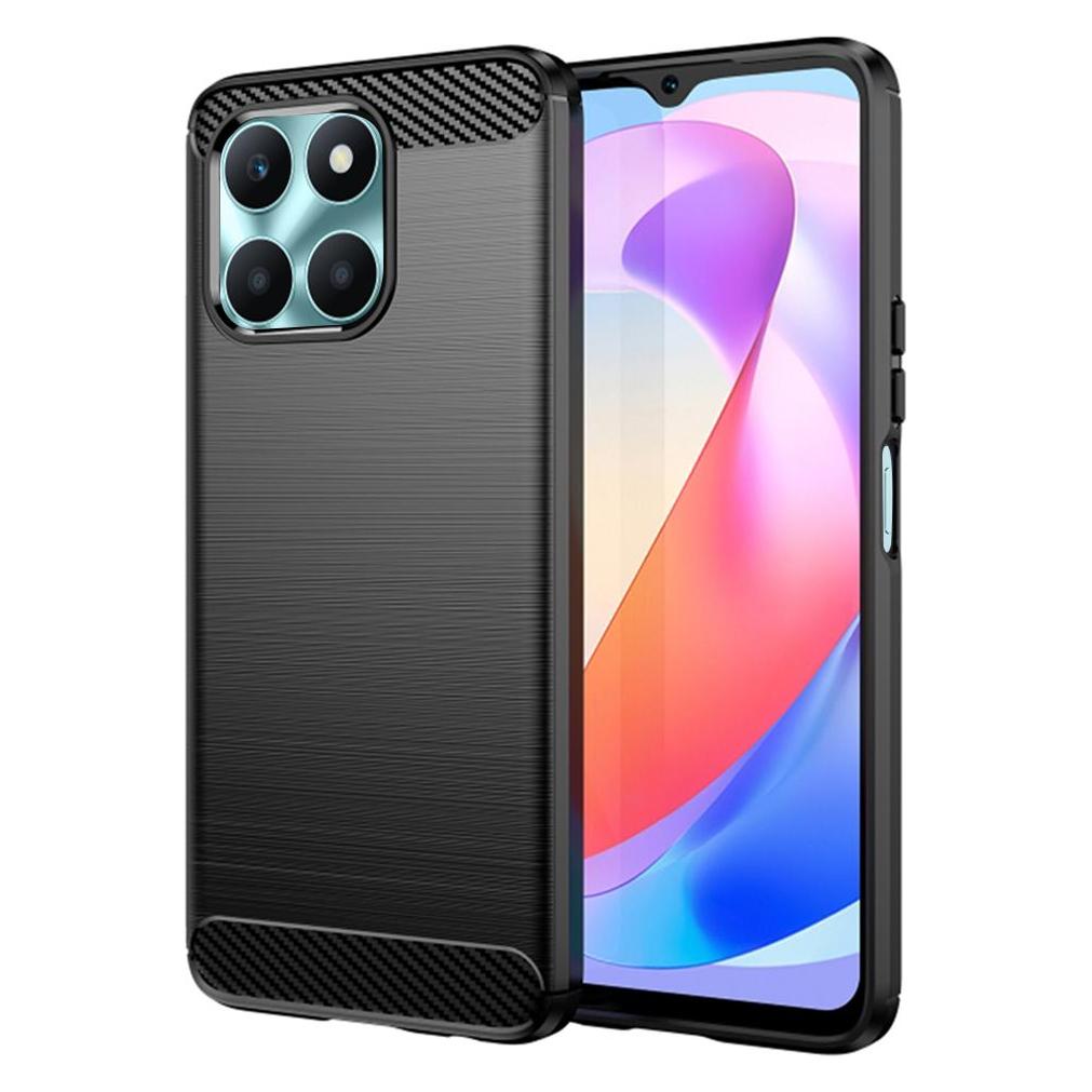 Techsuit - Carbon Silicone - Honor X6a - Black (Honor X6a) (56343818)