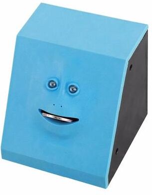 Inspired Deals Automatic Coin Bank Money Eating Piggy Bank For Kids & Home Decor blue