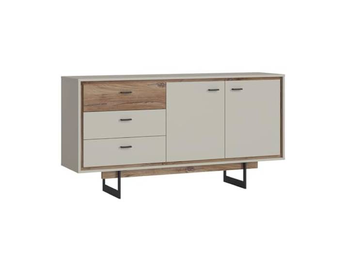 Wohnzimmer Sideboard modern Anrichte in Grau Eiche, B/H/T ca. 160/84/40 cm