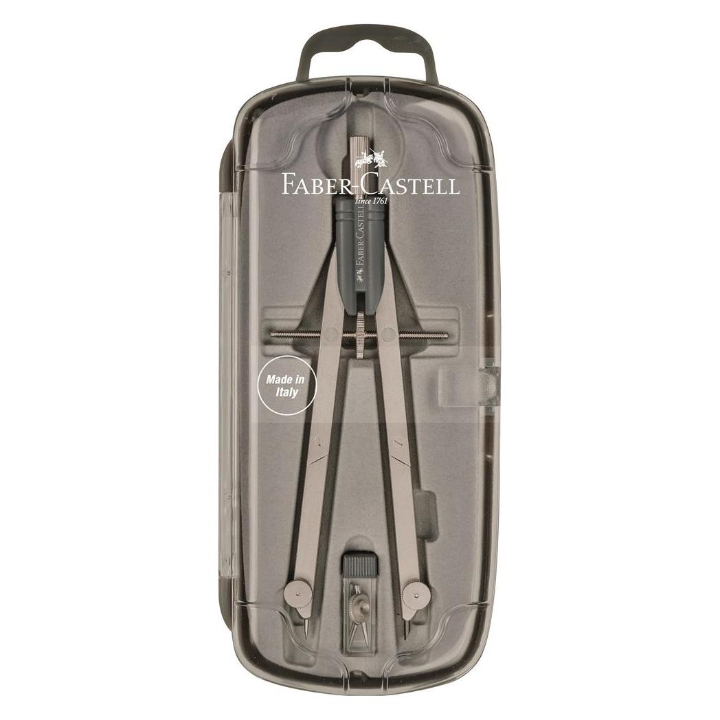 Faber-Castell 174605 Kompass Schwarz, Silber (4005404003059)