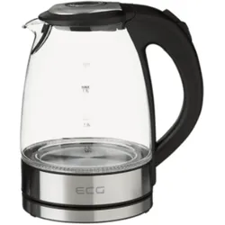 ECG RK 1776 Wasserkocher 1,7L 2200W Glas mit LED-Beleuchtung