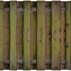 T&J Sichtschutzzaun SEELAND Sichtschutz Bohlenzaun, 180x150 cm