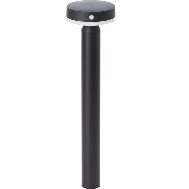 Brilliant Solar Led Buiten Sokkellamp Zwart met Bewegingssensor 350 Lm 4000K