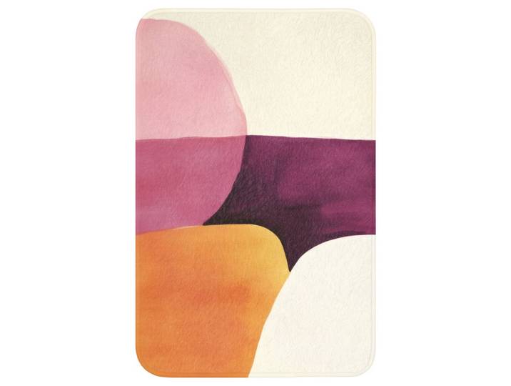 WC-VORLEGER Formen - Abstrakt - Farbenfroh WC Teppich 40x60 cm