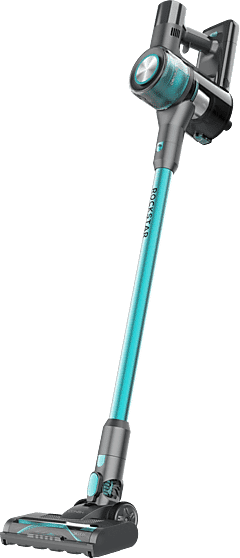 REACONDICIONADO Seminuevo Muy bueno Aspirador escoba - Cecotec Conga Rockstar P50, 265W, 50min Autonomía, Filtro HEPA, Succión 80 AW, Negro/Azul
