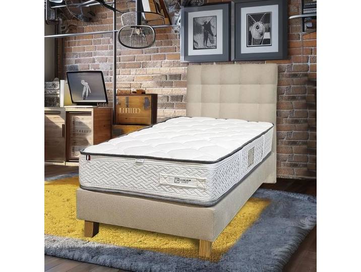 Matelas 90x190 cm Iris 20cm mémoire de forme indépendance du couchage face été/hiver fabrication PORTUGAL