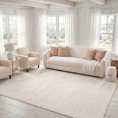 SAFAVIEH Handmade Natura Olatz Raised Textured Wool Blend Rug