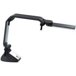 Schweizer Multilight Pro LED Leseleuchte mit langem Arm und Tischfuß