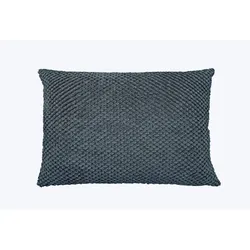 Zierkissen Max stahl (LB 40x60 cm) - grau - LB 40x60 cm