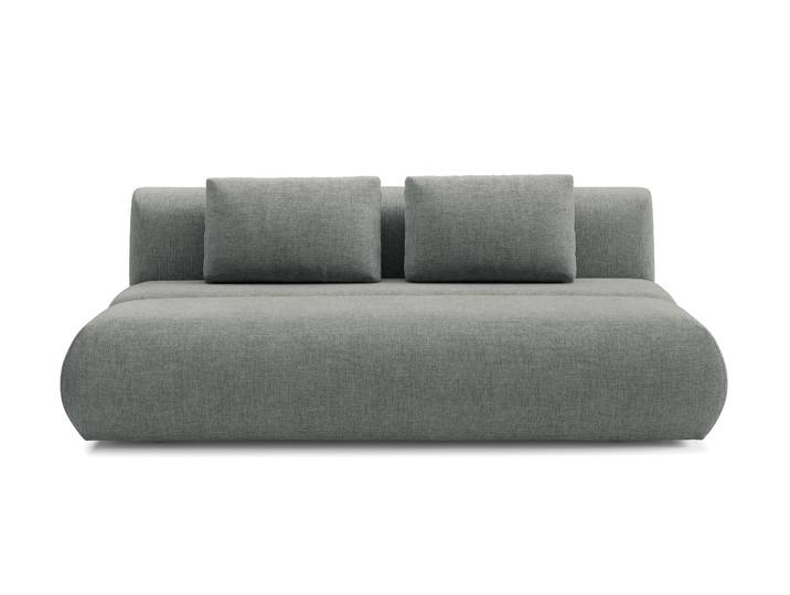 Masseno Sofa ATOMO mit Schlaffunktion, Ausziehbares Bettsofa - Grau, WIND 89