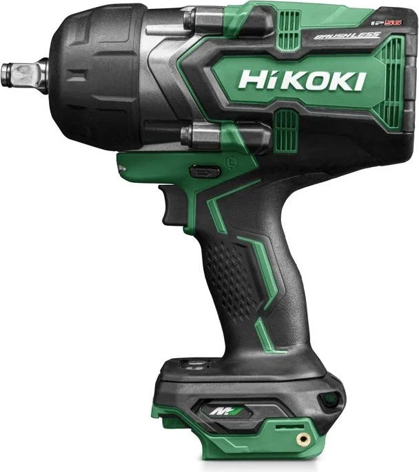 HiKOKI WR36DG W2Z Accuschroefboormachine met slagfunctie, Borstelloos, IP56, Zwart Groen Grijs