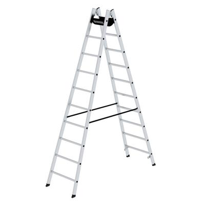 PROREGAL Sprossen-Stehleiter 2x10 Sprossen